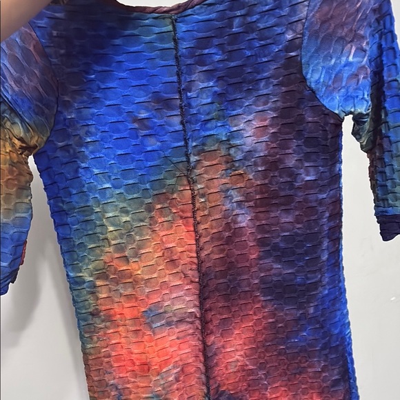 Multicolor Textured Dress - Picture 3 of 3